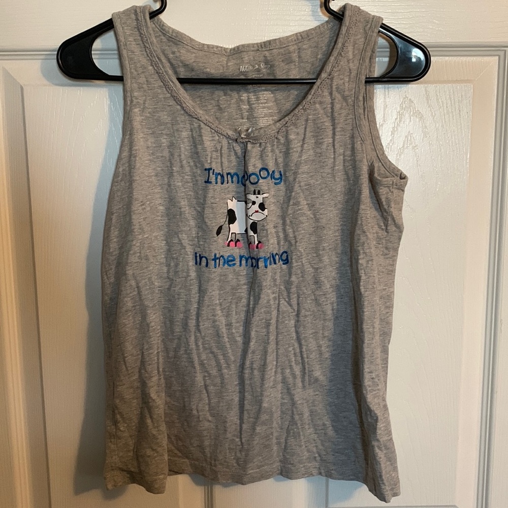 White Stag Pajama Tank Top. Size Small.